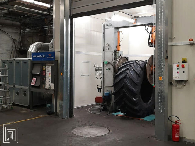 chiusura industriale camera marcatore laser
