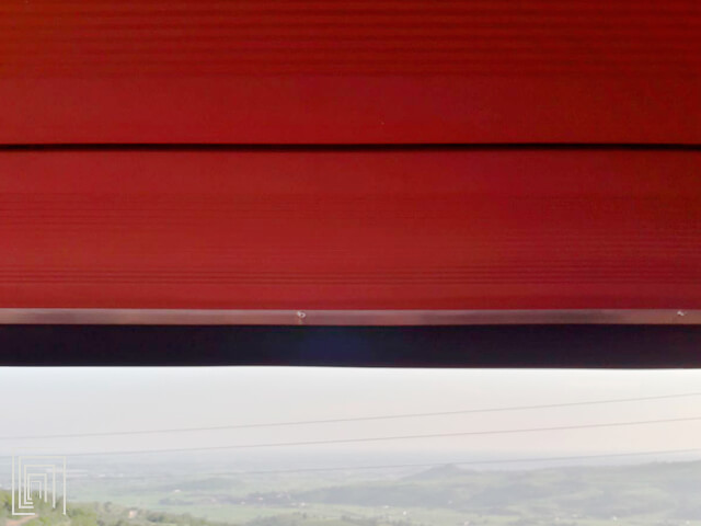 costa di sicurezza serranda avvolgibile balcone