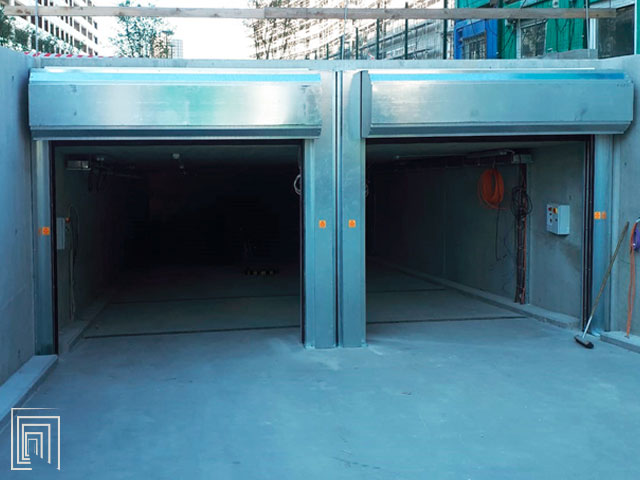 serrande per garage sotterraneo