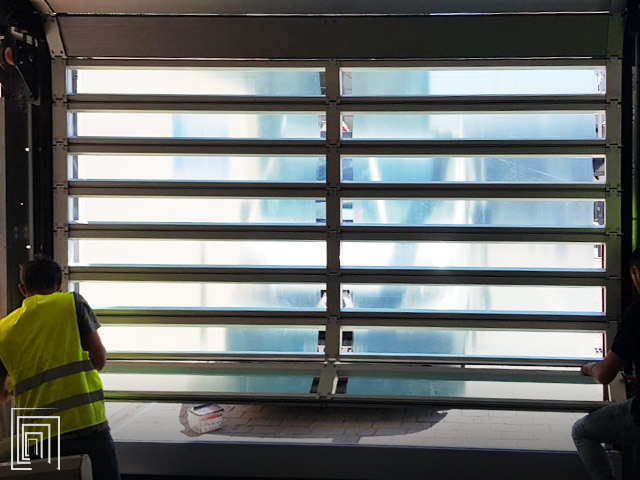 porta avvolgibile spiral parcheggio cannes