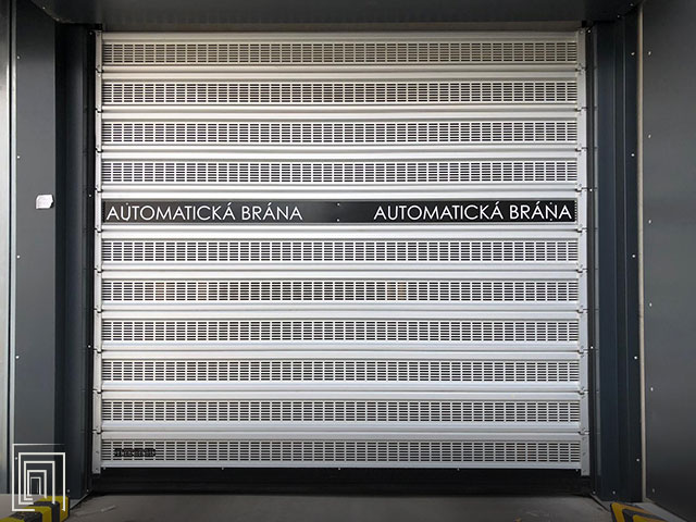porta garage microforata